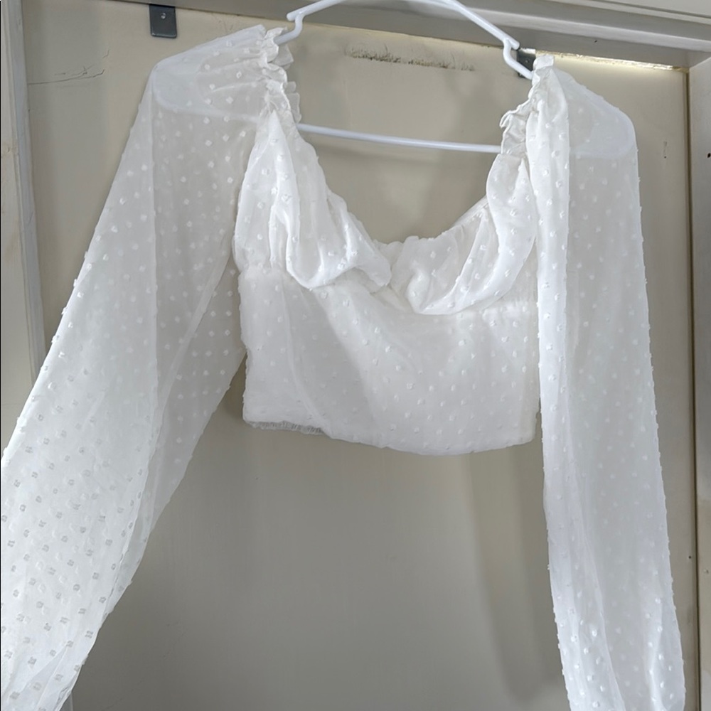 Elegant White Women's Top